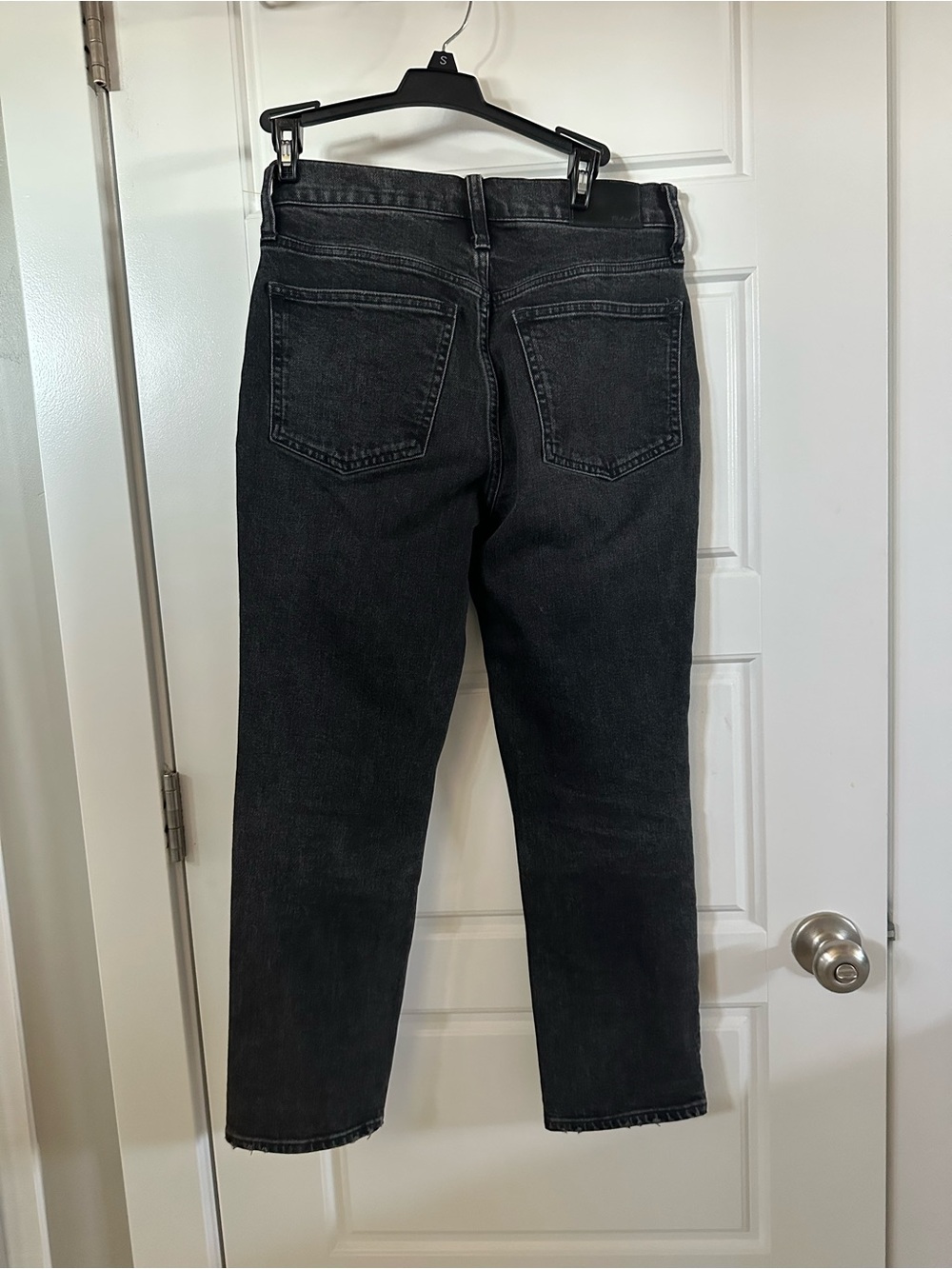 Madewell Men's Slim Straight Washed Black Jeans - Picture 4 of 4